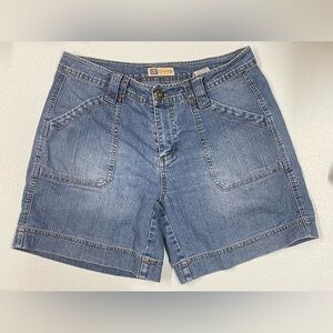 Faded Glory Blue Jean Shorts Relaxed Fit